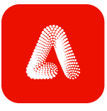 Icon showing logo of Adobe Firefly