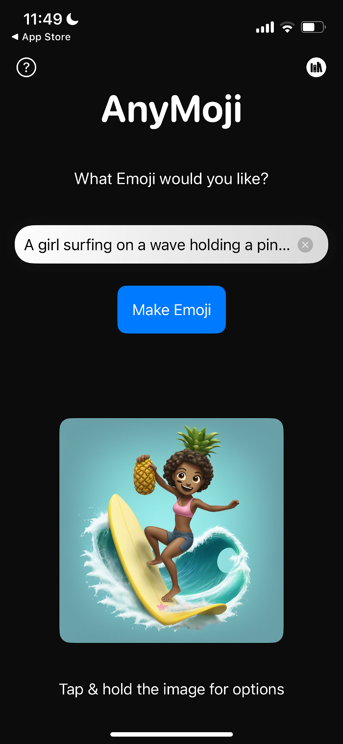 Girl surfing whilst holding a pineapple, there’s really no limit!