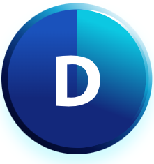 Icon showing logo of DesignedByAI