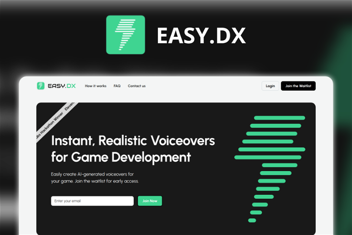 EASY.DX Thumbnail, showing the homepage and logo of the tool