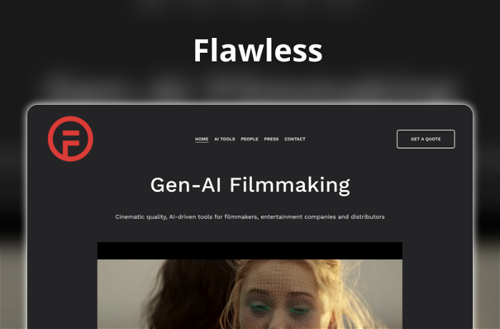 Thumbnail showing the Logo and a Screenshot of Flawless