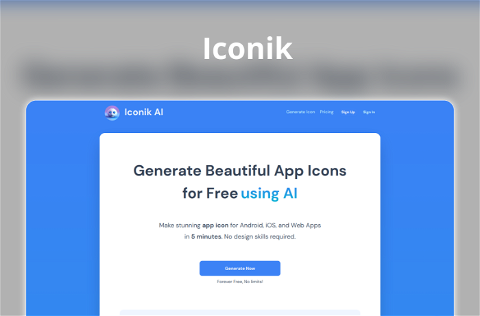 Thumbnail showing the Logo and a Screenshot of Iconik