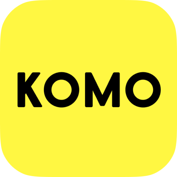 Thumbnail showing the Logo and a Screenshot of Komo