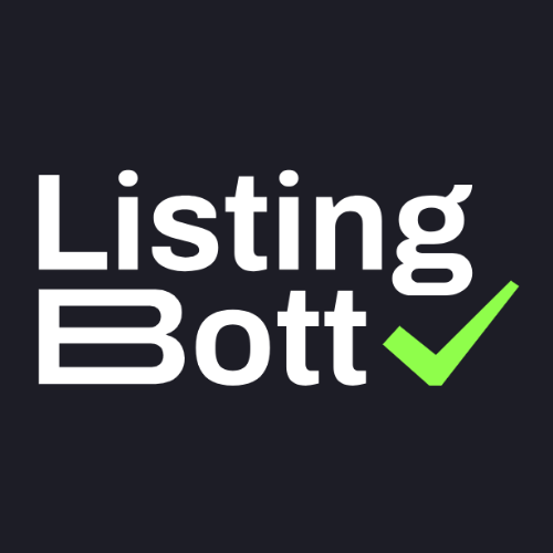Thumbnail showing the Logo and a Screenshot of Listingbott