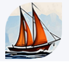 Icon showing logo of Midjourney API