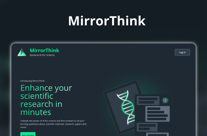 Thumbnail showing the Logo and a Screenshot of MirrorThink