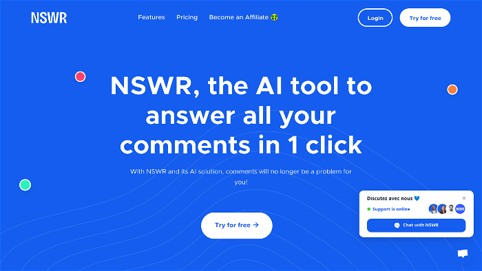 Thumbnail showing the logo and a screenshot of NSWR