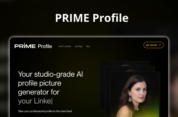 PRIME Profile Thumbnail, showing the homepage and logo of the tool