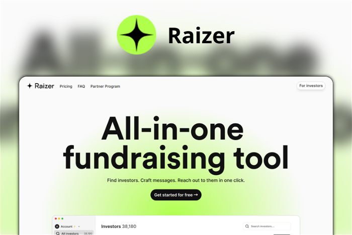 Raizer Thumbnail, showing the homepage and logo of the tool