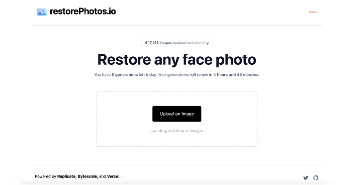 Restore old images in a matter of seconds