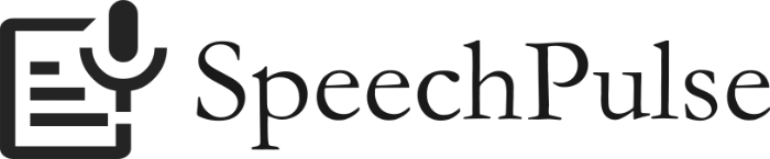 Icon showing logo of SpeechPulse