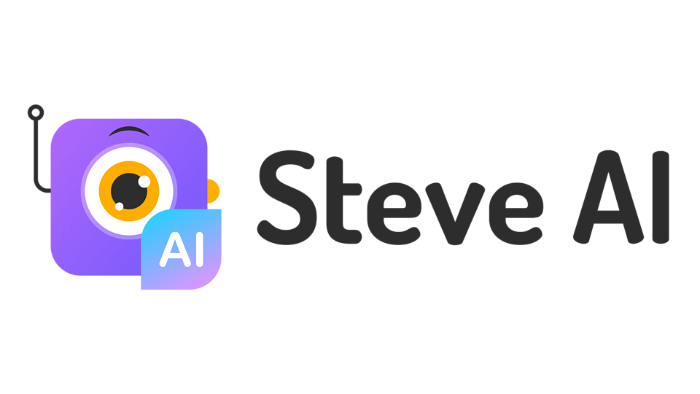 Thumbnail showing the Logo and a Screenshot of Steve AI