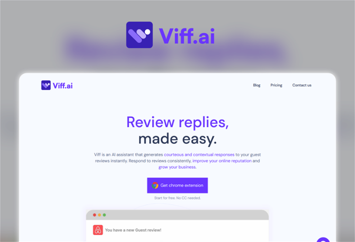 Thumbnail showing the Logo and a Screenshot of Viff
